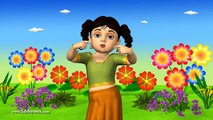 3D Animation Chubby Cheeks Dimple Chin Nursery rhyme for children with Lyrics