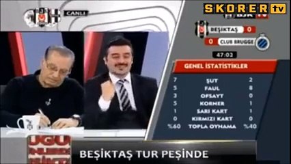 BJK TV spikerinin Club Brugge acısı