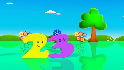 Learn Numbers for children ( Numbers Song) - 3D Animation rhyme