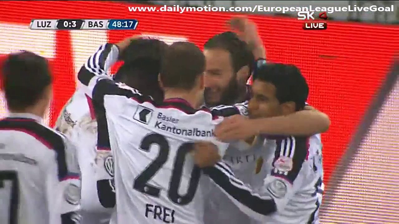 Shkelzen Gashi 0:3 | Luzern - Basel 21.03.2015 HD