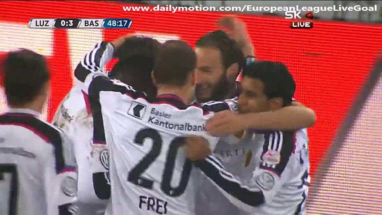 Shkelzen Gashi 0:3 | Luzern - Basel 21.03.2015 HD