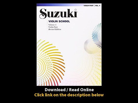 Download Suzuki Violin School Volume Violin Part The Suzuki Method Core Materials By Shinichi Suzuki PDF