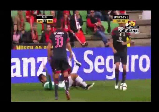 لمسات كوكا قبل الاصابه في لقاء بنفيكا