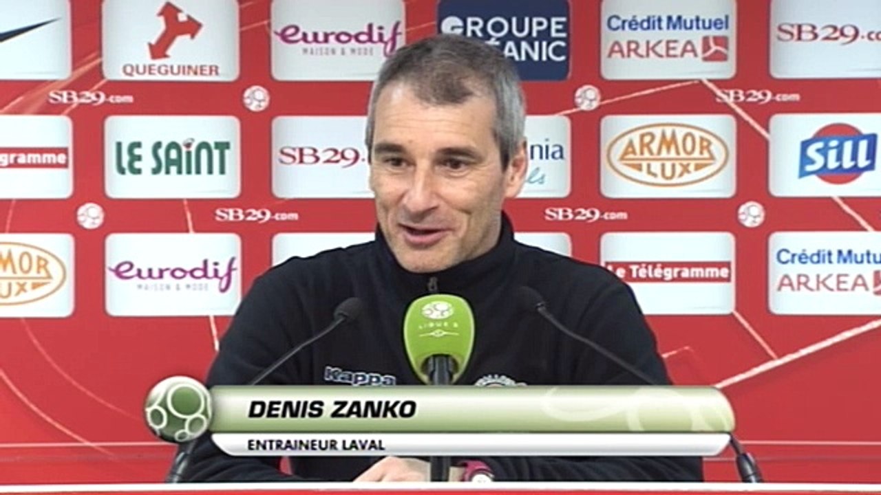 Réaction de Denis Zanko après Stade Brestois 29 - Stade Lavallois