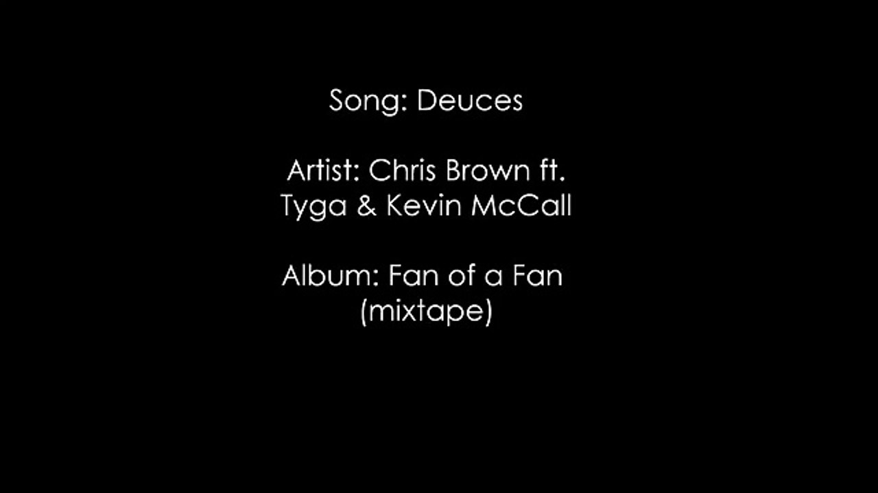 Deuces - Chris Brown - Lyrics (Dirty)