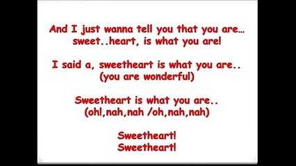 SweetHeart by Chris brown.. Lyrics