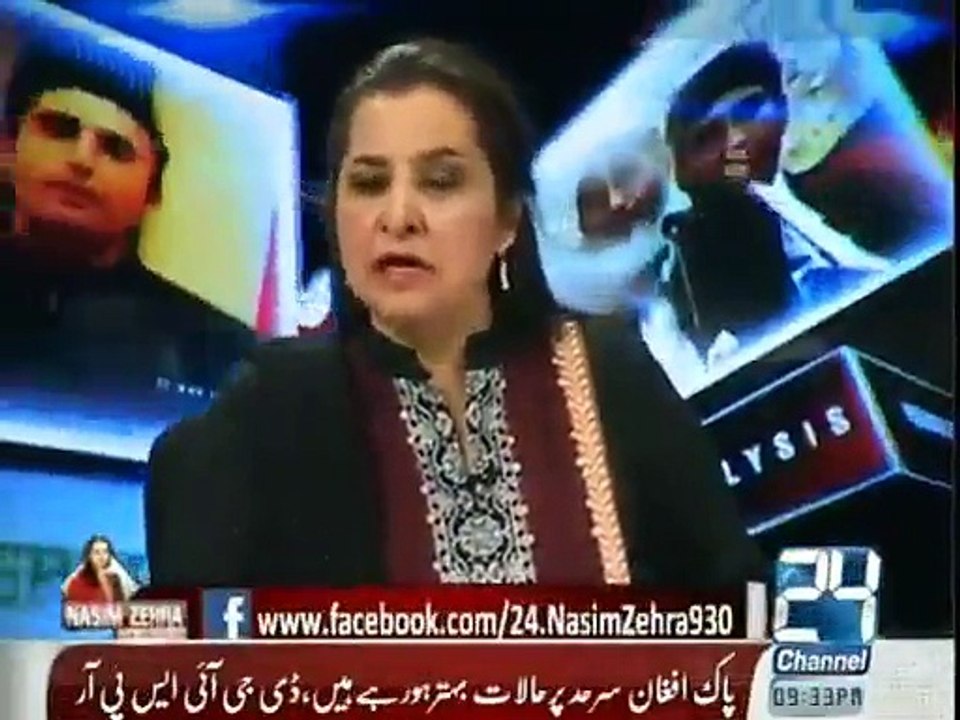 Nasim Zehra @ 930 - 21st March 2015 On 24 Channel