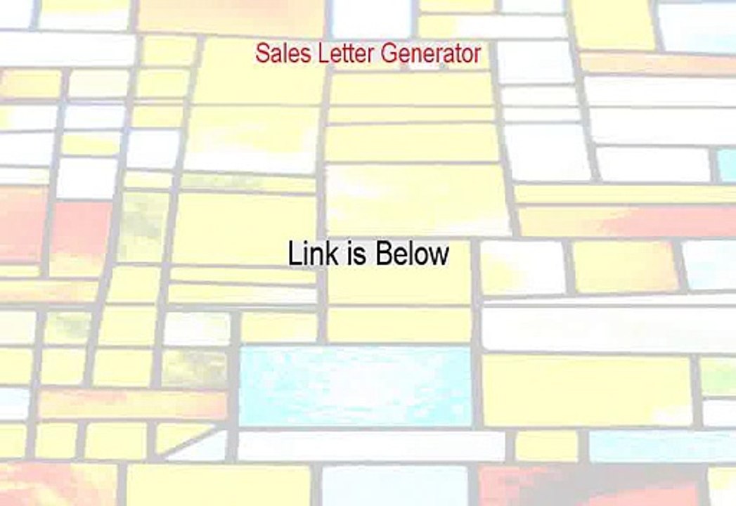 Sales Letter Generator Free Review [sales letter generator review]