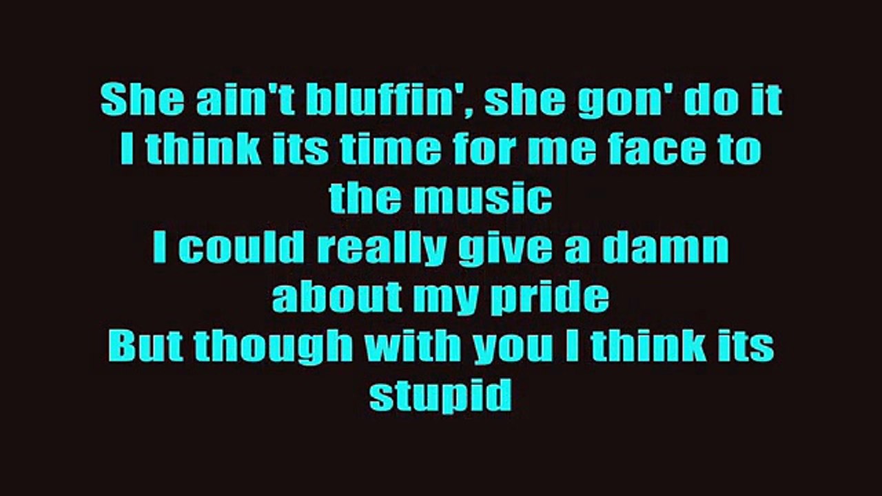Chris Brown - I Can't Win (Lyrics On Screen)