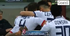 Diego Farias Goal AC Milan 1 - 1 Cagliari Serie A 21-3-2015