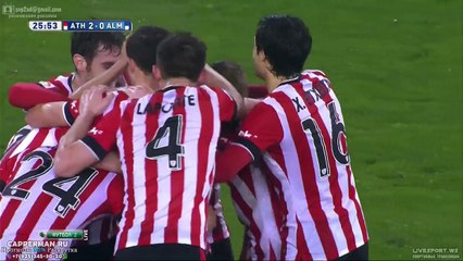 M.Rico amazing goal (Athletic 2-0 Almeria) HD