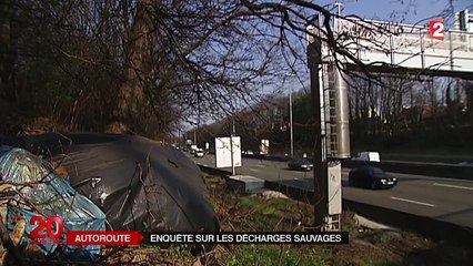 Les abords de l’autoroute A1, une décharge à ciel ouvert