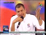 Rafael Correa denuncia manipulación de la oposición