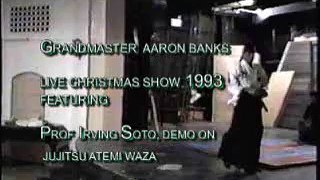 GM Aaron Banks live martial arts Christmas show 1993 GM Irving Soto
