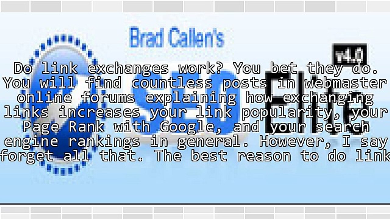 How to get free traffic using link exchanges