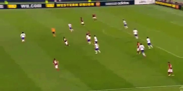 Mohamed Salah fantastic skills vs Roma. Roma vs Fiorentina 0 - 3