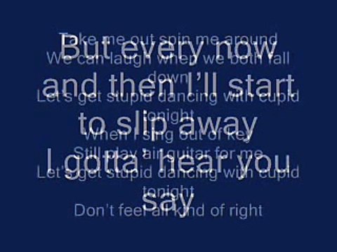 Daniel Powter - Cupid by Lyrics