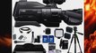Sony HXRMC2000U Shoulder Mount AVCHD Camcorder AudioTechnica ATR288W VHF TwinMic System 45x Wide Angle Lens 2x Telephoto