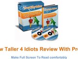 Grow Taller 4 Idiots Review - User Results With Proofs