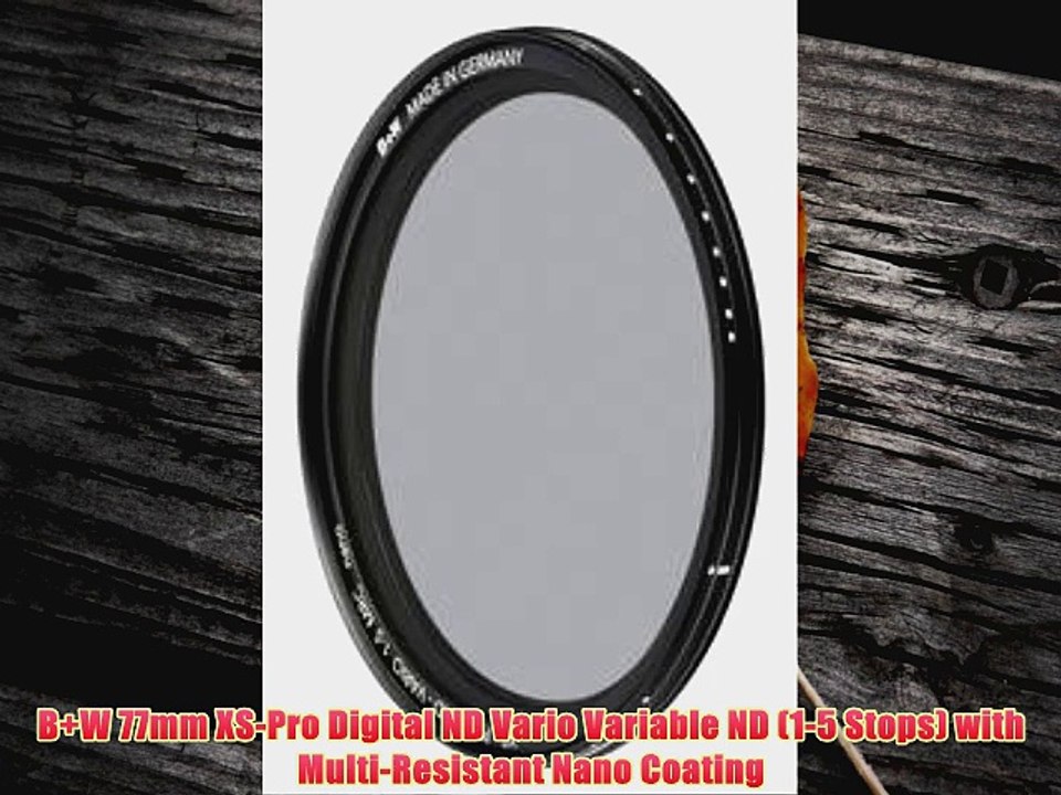BW 77mm XSPro Digital ND Vario Variable ND 15 Stops with MultiResistant Nano Coating