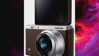 Samsung NX Mini 205MP CMOS Smart WiFi NFC Compact Interchangeable Lens Digital Camera with 9mm Lens and 3 Flip Up LCD To