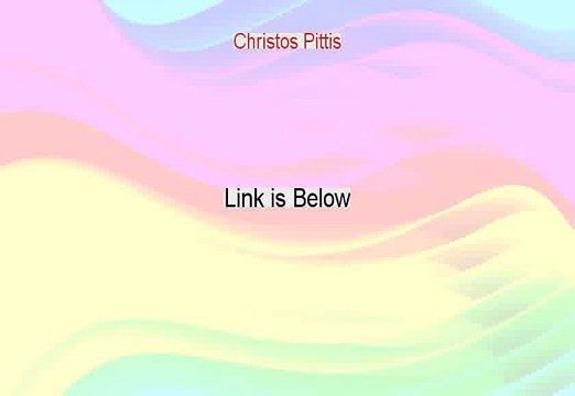 Christos Pittis Review - Watch my Review 2015
