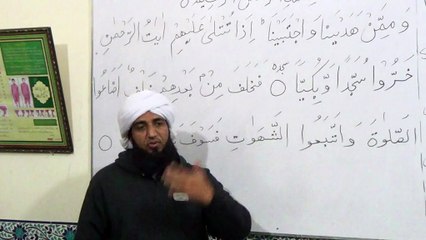 Dars-e-Quran by Professor Abdul Ghafoor Najam: Surah Marriyam Ayat No. 58-59