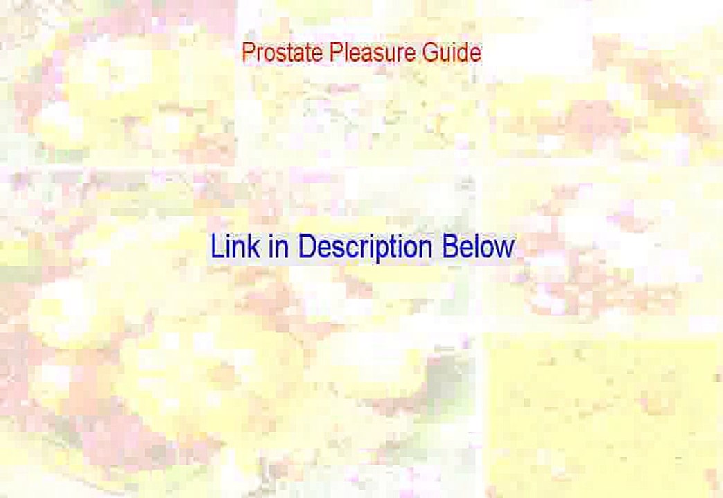 Prostate Pleasure Guide PDF [Legit Download]