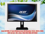 Acer B276HL 27 inch Widescreen LED Monitor (16:9 1920 x 1080 300 cd/m2 1M:1 6ms VGA/DVI/MHL/DP/USB)