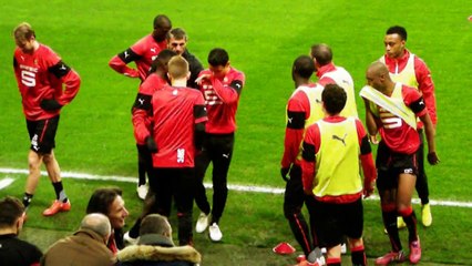 21/03/15 : SRFC-FCN : échauffement