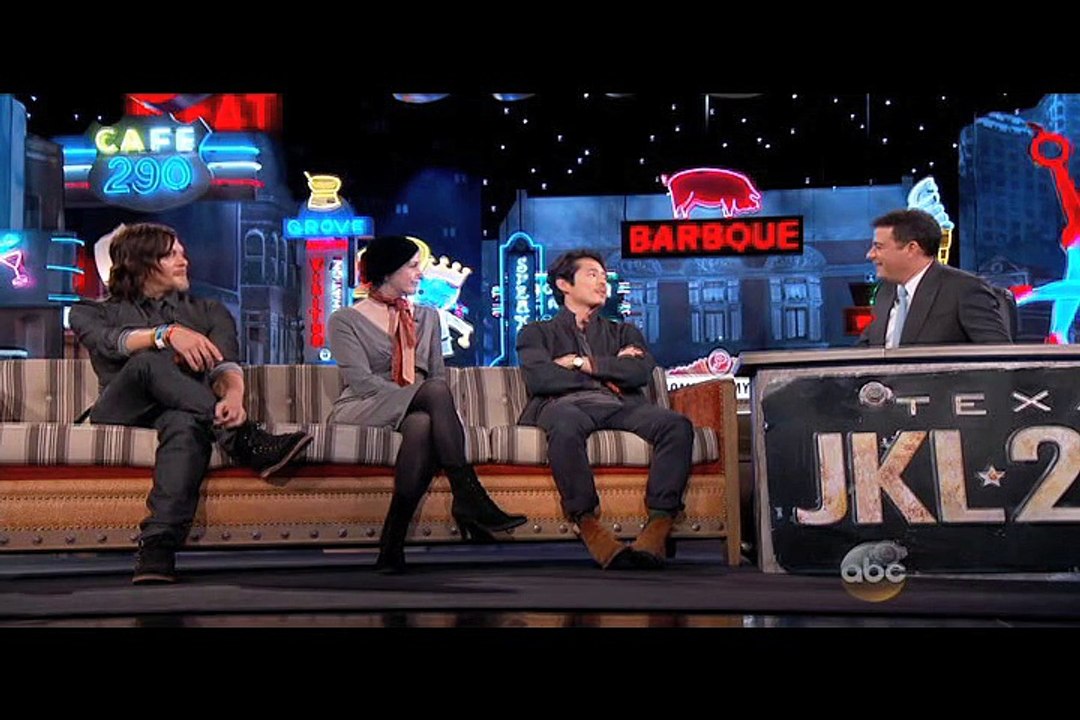 Melissa McBride - TWD on Kimmel