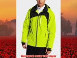 Spyder Mens Scout Jacket Sharp LimeSlate XLarge