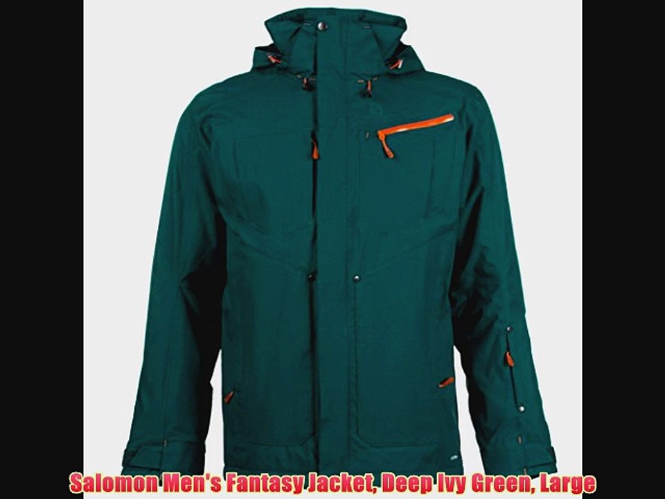 Salomon Mens Fantasy Jacket Deep Ivy Green Large