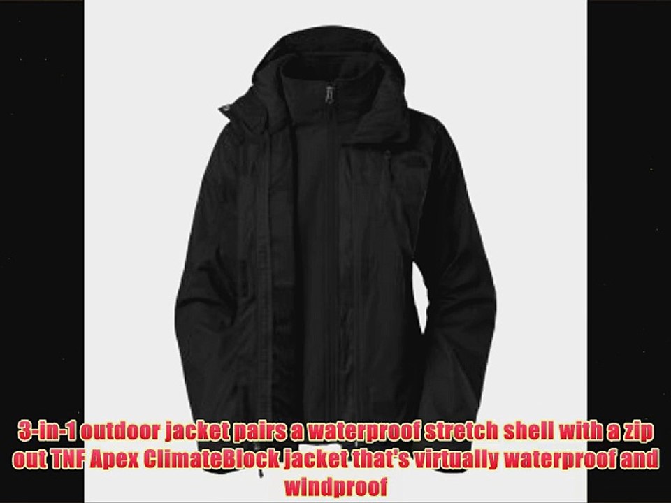 Womens The North Face Condor Triclimate Jacket Black Size XSmall