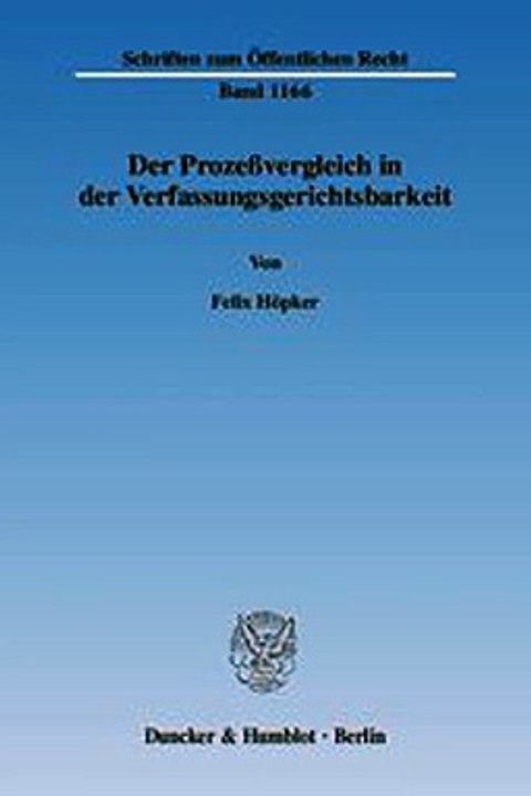 Download Der Prozeßvergleich in der Verfassungsgerichtsbarkeit. ebook {PDF} {EPUB}