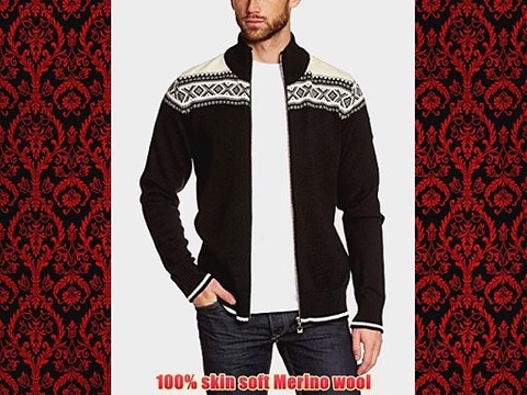 Dale of Norway Mens Hemsedal Masculine Sweater BlackOff White Medium