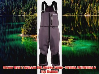 Stormr Mens Typhoon Bib Smoke Large Fishing Fly Fishing Ice Fishing