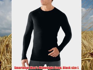 Smartwool Mens Midweight Crew Black size L