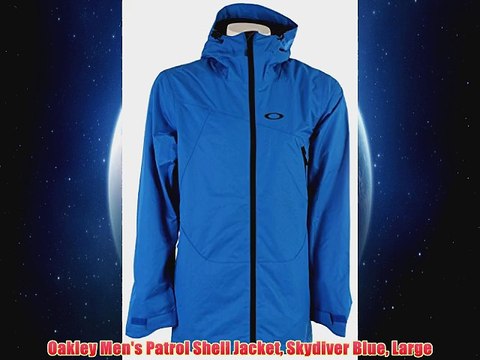 Oakley Mens Patrol Shell Jacket Skydiver Blue Large