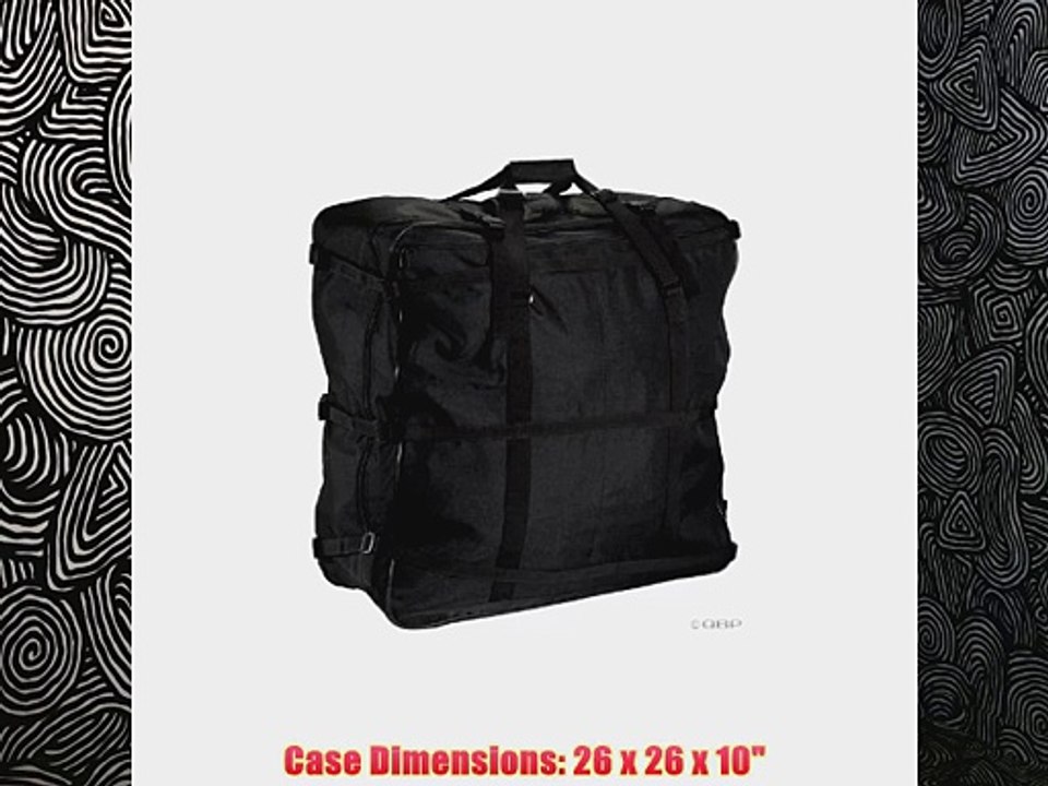 S and S Backpack Travel Case Black