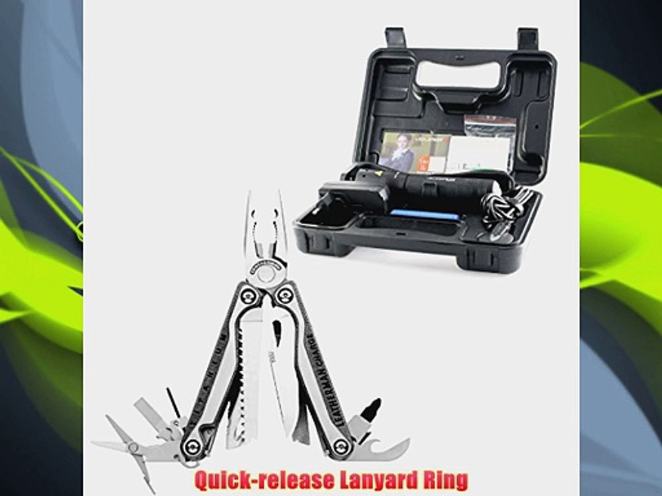 Leatherman 830682 CHARGE TTI MultiTool w LED Lenser M7R Rechargable Flashlight
