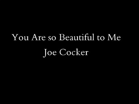 Joe Cocker- You Are So Beautiful Lyrics