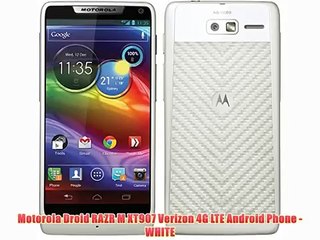 Скачать видео: Motorola Droid RAZR M XT907 Verizon 4G LTE Android Phone - WHITE