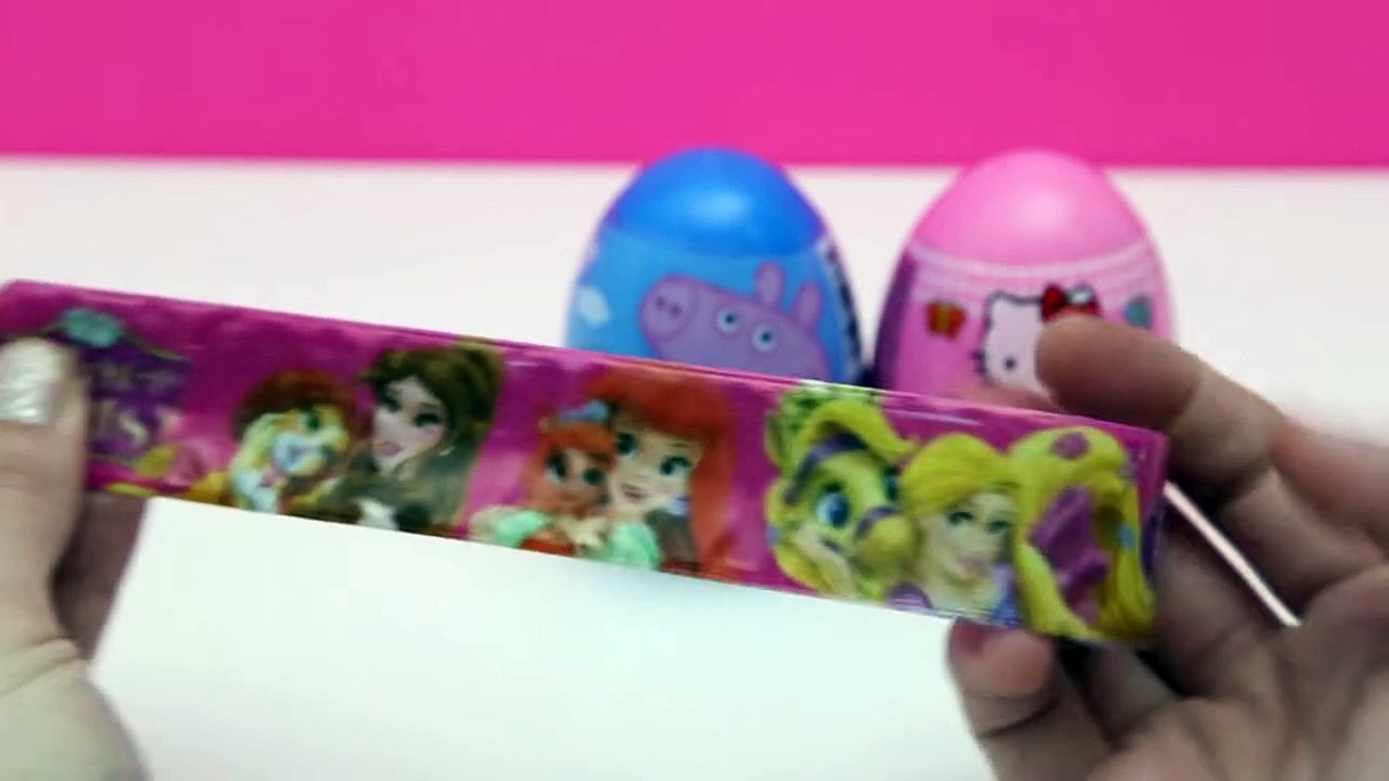 Peppa Pig,Palace Pets & Hello Kitty Surprise Easter Eggs Disney Toys Huevos sorpresa