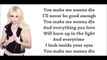 The Pretty Reckless - Make Me Wanna Die Lyrics Video