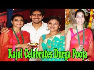 Actress Kajol @ North Bombay Durga Pooja