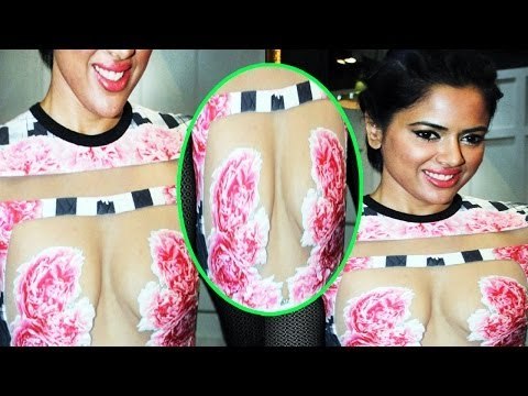 Hot Babe Sameera Reddy In Transparent Dress @ Blenders Pride Fashion Show