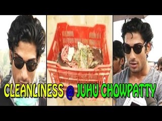 Prateik Babbar @ Cleanliness Drive @ Juhu Beach