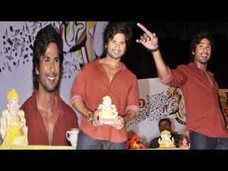 Shahid Kapoor @ Launch of Times Green Ganesha @ College Event
