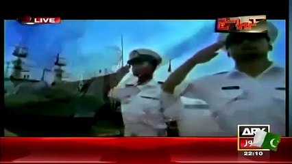 ARY News Headlines 24 March 2015 - Khara Sach Team Pays Tribute To Pakistan Army